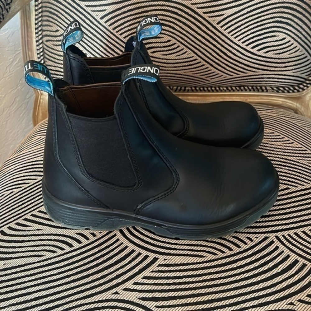 BLUE TONGUE SLIP ON WORK BOOT